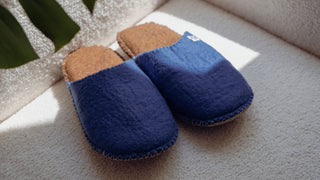 Premium Felted Wool House Slippers