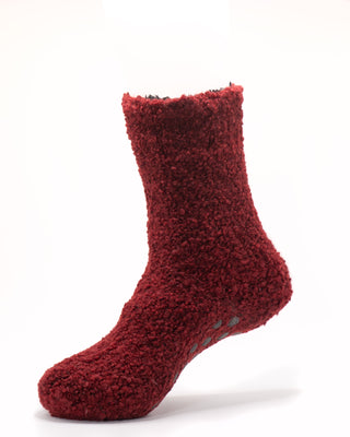 Fuzzy Wool Sherpa Lined Slipper Socks